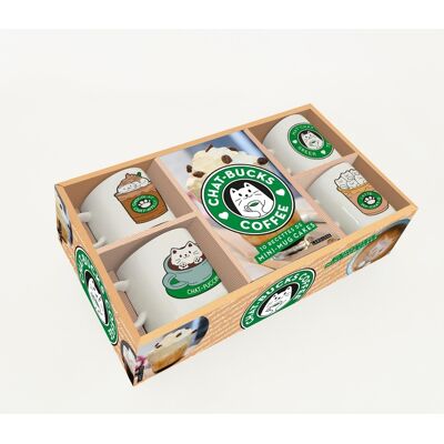 Chat-bucks coffee - Publicité Chat-bucks coffee - Publicité