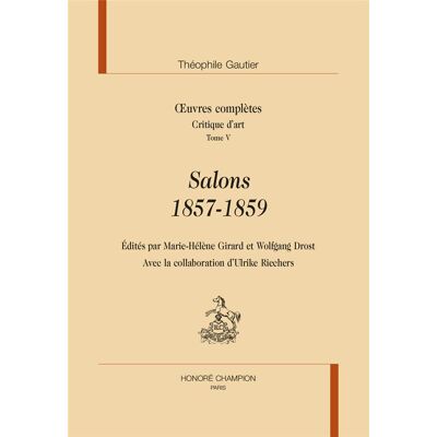 Critiques d'art t5 : salons 1857-1859 - Publicité Critiques d'art t5 : salons 1857-1859 - Publicité