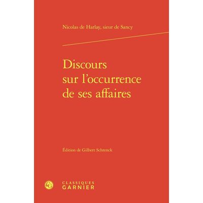 Avant Discours sur l'occurrence de ses affaires - Publicité Avant Discours sur l'occurrence de ses affaires - Publicité