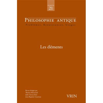 Philosophie antique : les éléments - Publicité Philosophie antique : les éléments - Publicité