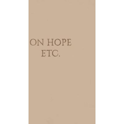 ART On Hope Etc. Publicité ART On Hope Etc. Publicité