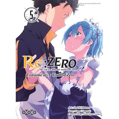 Re : Zero - troisième arc : truth of zero Tome 5 - Publicité Re : Zero - troisième arc : truth of zero Tome 5 - Publicité