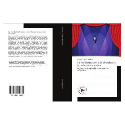 La mediatisation des chercheurs en sciences sociales - Publicité La mediatisation des chercheurs en sciences sociales - Publicité