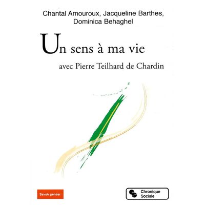 Un sens à ma vie - avec Pierre Teilhard de Chardin - Publicité Un sens à ma vie - avec Pierre Teilhard de Chardin - Publicité