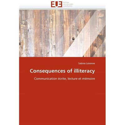 Consequences of illiteracy - Publicité Consequences of illiteracy - Publicité