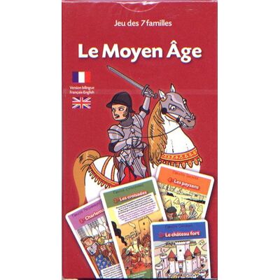 LE MOYEN AGE JEU DES 7 FAMILLES - Publicité LE MOYEN AGE JEU DES 7 FAMILLES - Publicité