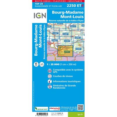- PAS DE MARQUE - 2250ETR : Bourg-Madame Mont-Louis - réserve naturelle de la vallée d'Eyne (3e édition) - Publicité - PAS DE MARQUE - 2250ETR : Bourg-Madame Mont-Louis - réserve naturelle de la vallée d'Eyne (3e édition) - Publicité