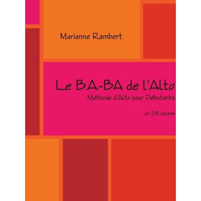 ART Le B.A.-BA de l'Alto - Publicité ART Le B.A.-BA de l'Alto - Publicité
