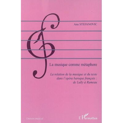 ART La musique comme métaphore - la relation de la musique et du texte dans l'opéra baroque français : de Lully à Rameau - Publicité ART La musique comme métaphore - la relation de la musique et du texte dans l'opéra baroque français : de Lully à Rameau - Publicité