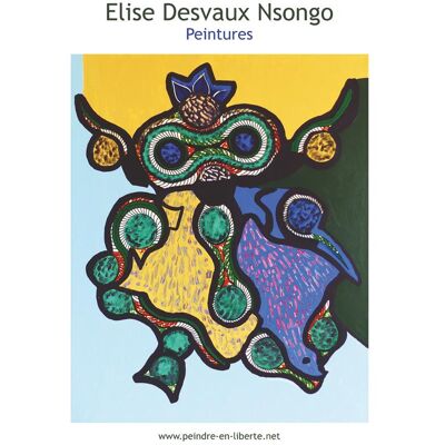 ART Elise desvaux nsongo : peintures (1) - Publicité ART Elise desvaux nsongo : peintures (1) - Publicité