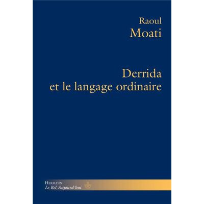 Derrida et le langage ordinaire - Publicité Derrida et le langage ordinaire - Publicité
