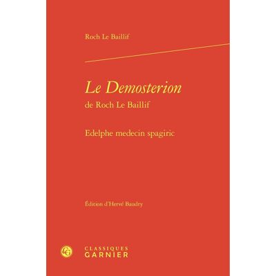 Avant Le Demosterion de Roch Le Baillif : Edelphe medecin spagiric - Publicité Avant Le Demosterion de Roch Le Baillif : Edelphe medecin spagiric - Publicité