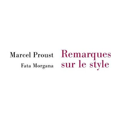 Avant Remarques sur le style - Publicité Avant Remarques sur le style - Publicité
