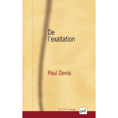 De l'exaltation - Publicité De l'exaltation - Publicité