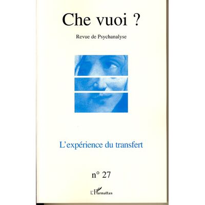 Revue che vuoi Tome 27 : l'expérience du transfert - Publicité Revue che vuoi Tome 27 : l'expérience du transfert - Publicité