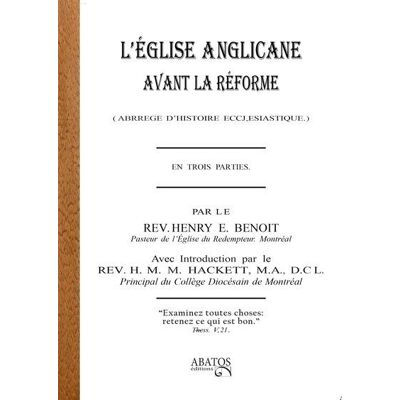 L'église Anglicane avant la Reforme - Publicité L'église Anglicane avant la Reforme - Publicité