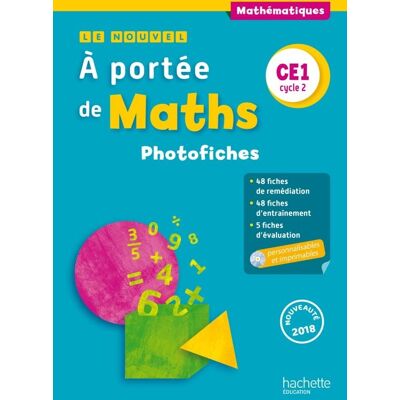 - PAS DE MARQUE - Le Nouvel A portée de maths CE1 - Photofiches - Ed. 2018 - Publicité - PAS DE MARQUE - Le Nouvel A portée de maths CE1 - Photofiches - Ed. 2018 - Publicité