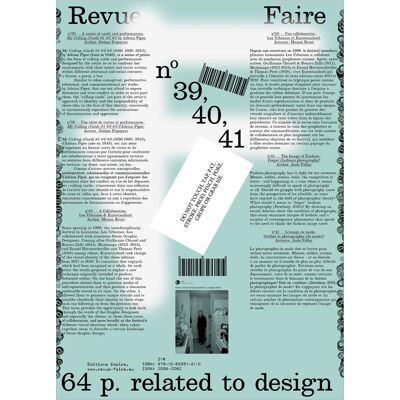ART Revue faire, regarder le graphisme - coffret vol.11 - n.39 a n.41 - Publicité ART Revue faire, regarder le graphisme - coffret vol.11 - n.39 a n.41 - Publicité