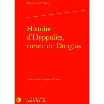 Avant Histoire d'Hyppolite, Comte de Douglas - Publicité Avant Histoire d'Hyppolite, Comte de Douglas - Publicité