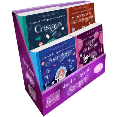 Display de 24 manuels de l'apprentie sorciere - Publicité Display de 24 manuels de l'apprentie sorciere - Publicité