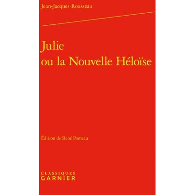 Avant Julie ou la Nouvelle Héloïse - Publicité Avant Julie ou la Nouvelle Héloïse - Publicité