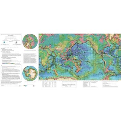 Carte physiographique du monde au 1/50 m - Publicité Carte physiographique du monde au 1/50 m - Publicité