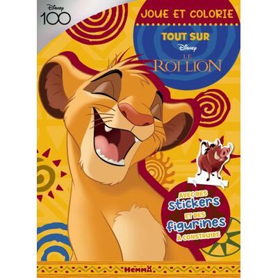 Disney 100 le roi lion - joue et colorie - tout sur simba - Publicité Disney 100 le roi lion - joue et colorie - tout sur simba - Publicité