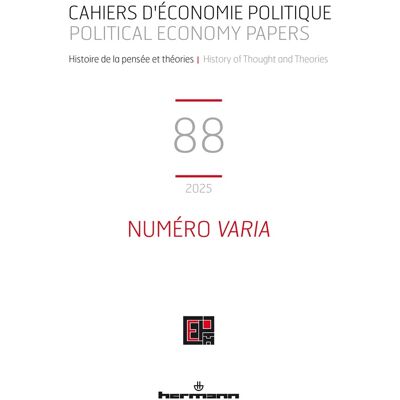 - PAS DE MARQUE - Cahiers d'économie politique n.88 : Varia - Publicité - PAS DE MARQUE - Cahiers d'économie politique n.88 : Varia - Publicité