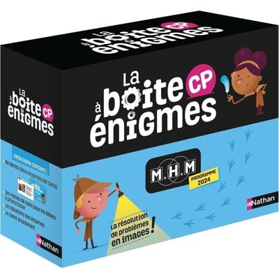 MHM - La Méthode Heuristique de Mathématiques : CP - La boîte à énigmes (édition 2024) - Publicité MHM - La Méthode Heuristique de Mathématiques : CP - La boîte à énigmes (édition 2024) - Publicité