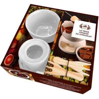 La vraie fondue au chocolat - Publicité La vraie fondue au chocolat - Publicité