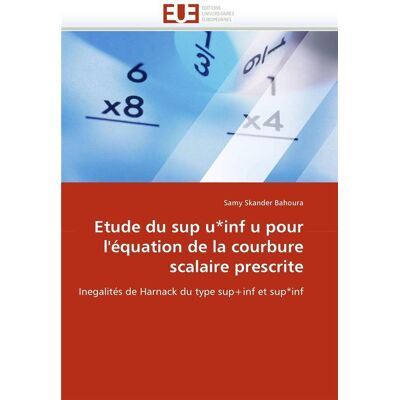 Etude du sup u*inf u pour l'equation de la courbure scalaire prescrite - Publicité Etude du sup u*inf u pour l'equation de la courbure scalaire prescrite - Publicité