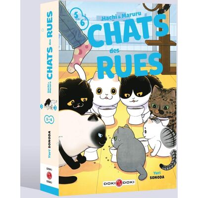 Hachi & Maruru : chats des rues : coffret Tomes 5 et 6 - Publicité Hachi & Maruru : chats des rues : coffret Tomes 5 et 6 - Publicité
