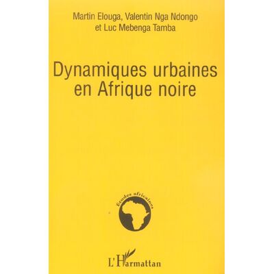 ART Dynamiques urbaines en afrique noire - Publicité ART Dynamiques urbaines en afrique noire - Publicité