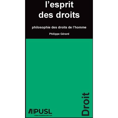 L'esprit des droits : Philosophie des droits de l'homme - Publicité L'esprit des droits : Philosophie des droits de l'homme - Publicité