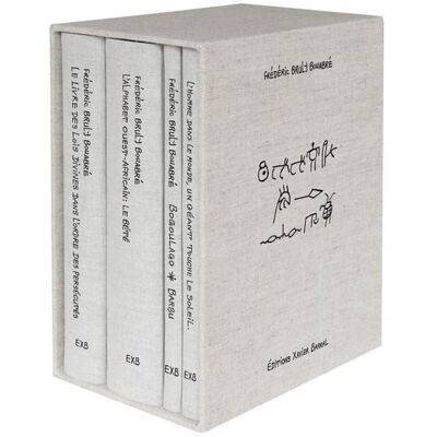 ART Frédéric Bruly Bouabré - Coffret 4 tomes - Publicité ART Frédéric Bruly Bouabré - Coffret 4 tomes - Publicité