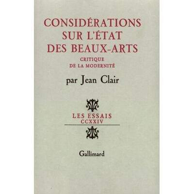 Considérations sur l'état des beaux-arts - critique de la modernité - Publicité Considérations sur l'état des beaux-arts - critique de la modernité - Publicité