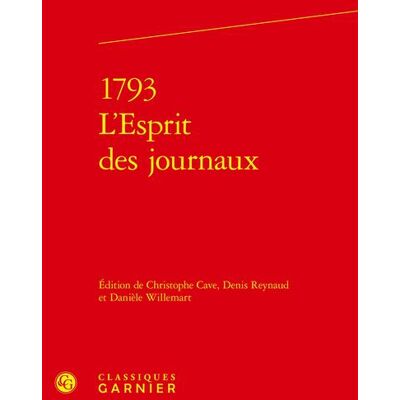 1793 : l'esprit des journaux - Publicité 1793 : l'esprit des journaux - Publicité