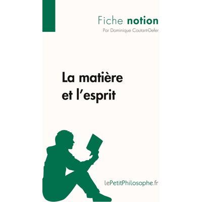 La matière et l'esprit - Publicité La matière et l'esprit - Publicité