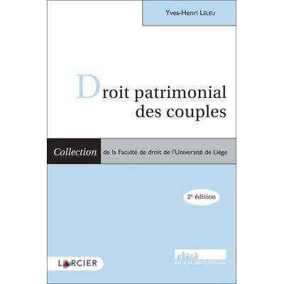 Droit patrimonial des couples (2e édition) - Publicité Droit patrimonial des couples (2e édition) - Publicité