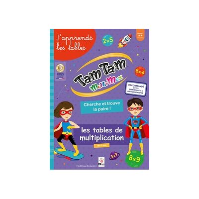 Tam Tam : Supermax - Les doubles et les moitiés - Primaire - CE1, CE2, CM1, CM2 - Publicité Tam Tam : Supermax - Les doubles et les moitiés - Primaire - CE1, CE2, CM1, CM2 - Publicité