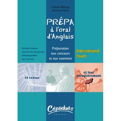 Prépa à l'oral d'anglais - international issues - Publicité Prépa à l'oral d'anglais - international issues - Publicité