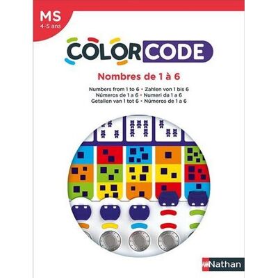 Colorcode : nombres de 1 à 6 - MS - Publicité Colorcode : nombres de 1 à 6 - MS - Publicité