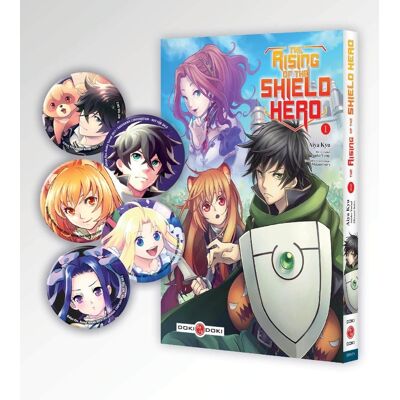 The rising of the shield hero Tome 1 - Publicité The rising of the shield hero Tome 1 - Publicité