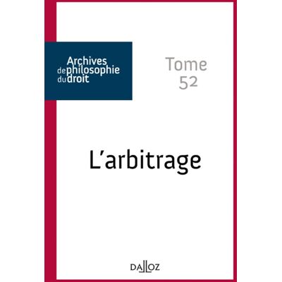 - PAS DE MARQUE - L'arbitrage - Tome 52 - Publicité - PAS DE MARQUE - L'arbitrage - Tome 52 - Publicité