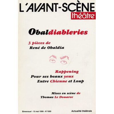 Revue L'Avant-scène théâtre : obaldiableries - Publicité Revue L'Avant-scène théâtre : obaldiableries - Publicité