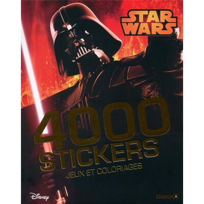 Disney Star Wars 4000 Stickers Jeux Et Coloriages - Publicité Disney Star Wars 4000 Stickers Jeux Et Coloriages - Publicité