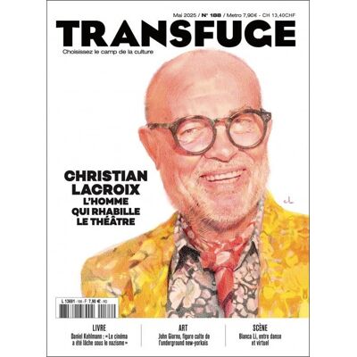 ART Transfuge n.188 : Christian Lacroix : L'homme qui rhabille le théâtre - Publicité ART Transfuge n.188 : Christian Lacroix : L'homme qui rhabille le théâtre - Publicité