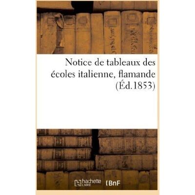 ART Notice de tableaux des écoles italienne, flamande provenant d'une collection formée en Allemagne - Publicité ART Notice de tableaux des écoles italienne, flamande provenant d'une collection formée en Allemagne - Publicité
