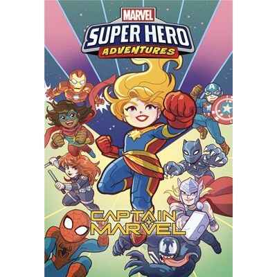 Marvel Super Hero Adventures - Captain Marvel - Publicité Marvel Super Hero Adventures - Captain Marvel - Publicité