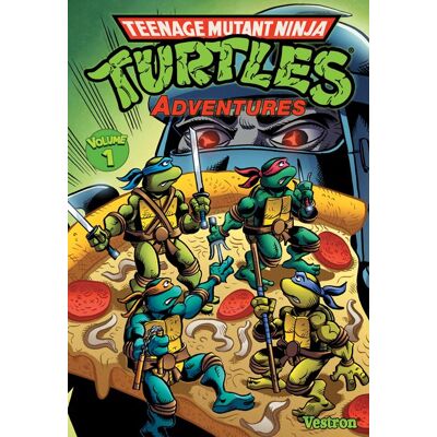 Teenage Mutant Ninja Turtles adventures Tome 1 : Return of the Shredder & The incredible shrinking turtles - Publicité Teenage Mutant Ninja Turtles adventures Tome 1 : Return of the Shredder & The incredible shrinking turtles - Publicité